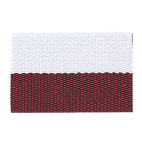 Maroon/White Neck Ribbon with Snap Clip