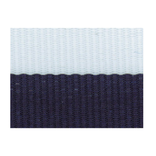 Navy/Blue/White Neck Ribbon with Snap Clip