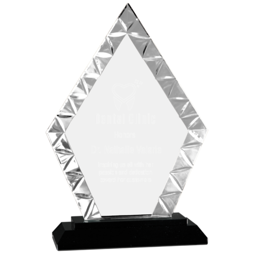 Medium Diamond Accent Glass