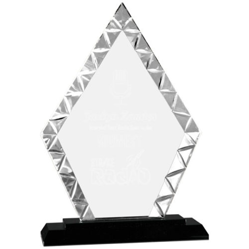 Large Diamond Accent Glass
