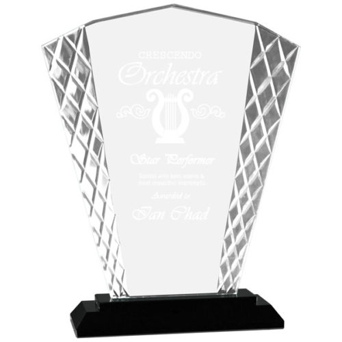 Medium Fan Accent Glass