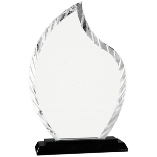 Large Flame Accent Glass