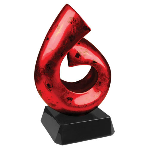 Red & Black Art Sculpture Award