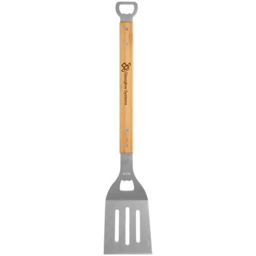 Bamboo BBQ Spatula with Bottle Opener