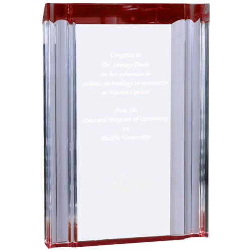 Large Red Channel Acrylic