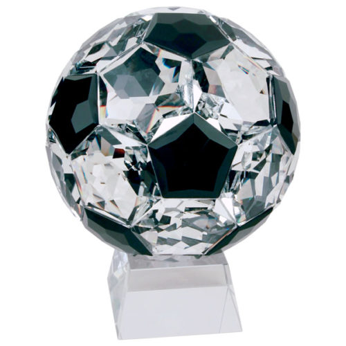 Medium Crystal Soccer Ball with Base