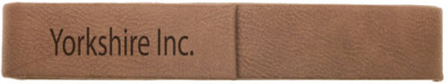 Dark Brown Leatherette Single Pen Case