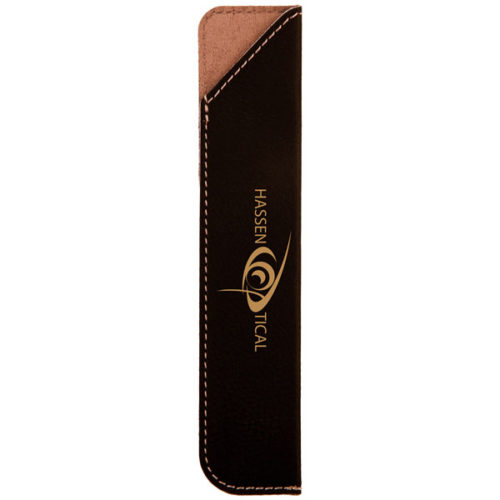 Black & Gold Leatherette Pen Sleeve