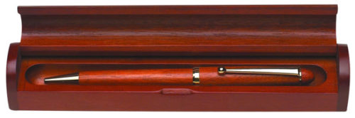 Rosewood Finish Pen Case