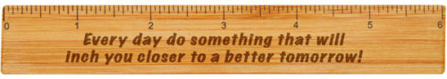 6" Bamboo Ruler