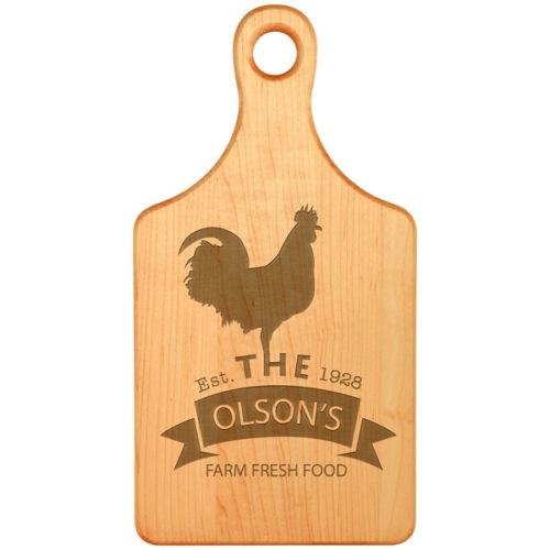 Maple Paddle-Shaped Cutting Board