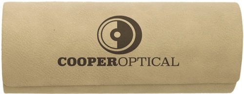 Light Brown Leatherette Eyeglass Case