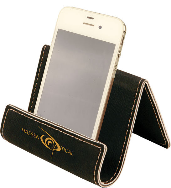 Black & Gold Leatherette Holder/Easel