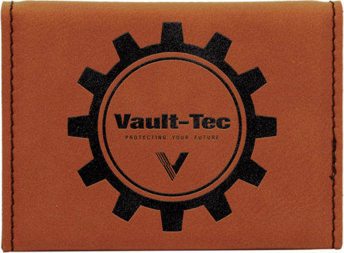 Rawhide Leatherette Hard Business Card Holder