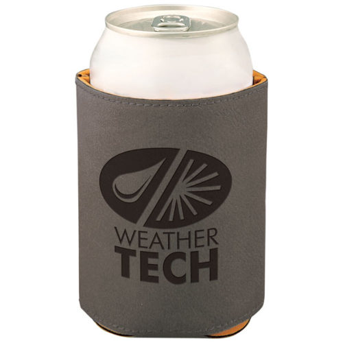 Gray Leatherette Beverage Holder
