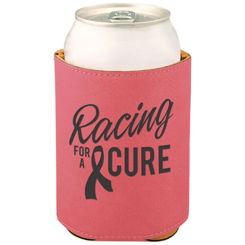 Pink Leatherette Beverage Holder