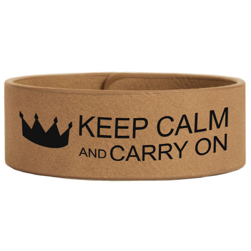 Light Brown Leatherette Cuff Bracelet