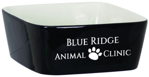 Large Black Ceramic Bowl