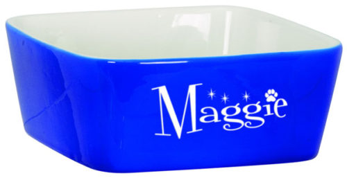 Large Blue Ceramic Bowl