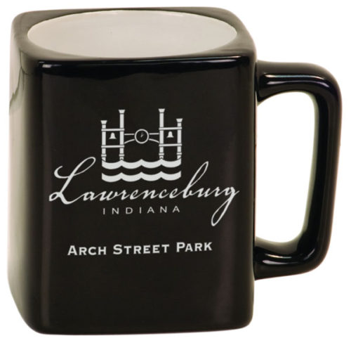 8 oz. Black Square Ceramic Mug
