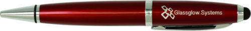 Burgundy Wide Barrel Pen with Stylus