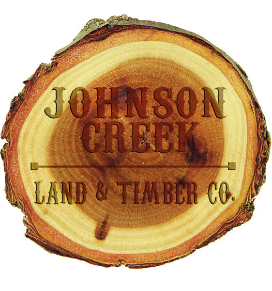 Old West Log 2" Wood Magnet