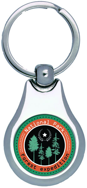 Pear Shaped Keychain