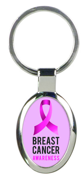 Oval Keychain with Insert